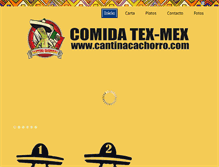 Tablet Screenshot of cantinacachorro.com